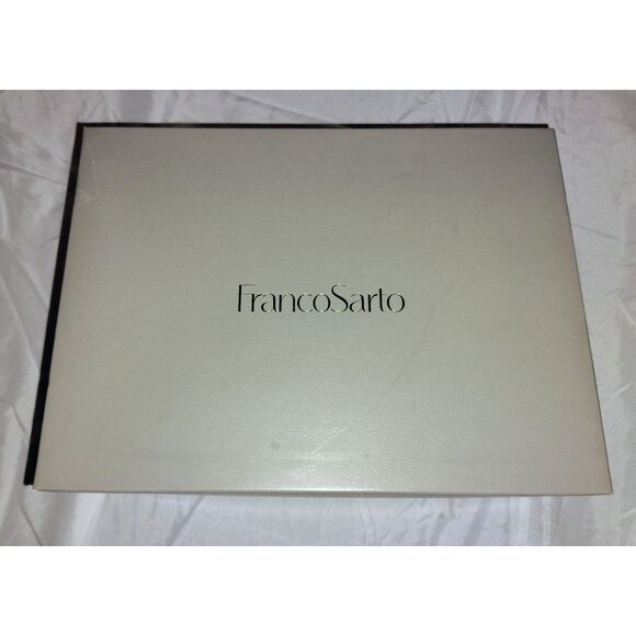 NIB Franco Sarto FRANCA Faux Leather Ankle Strap Wedge Heels Size 5M Prom - Picture 9 of 9